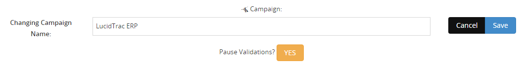 Introducing Our User-Friendly Self-Service Portal - Validation Campaign Naming