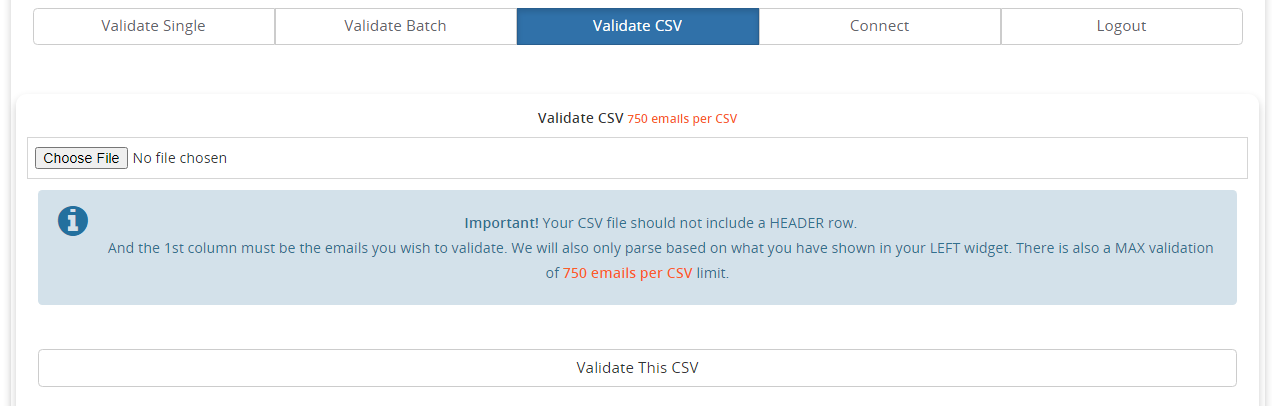 Introducing Our User-Friendly Self-Service Portal - CSV Upload